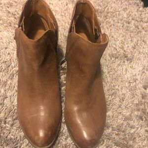 Brown Leather Ankle Boots